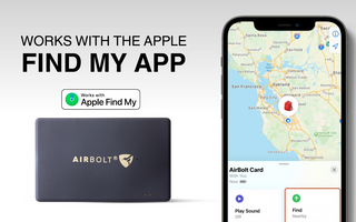 AirBolt Card Works with the Apple's Find My