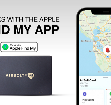 AirBolt Card Works with the Apple's Find My