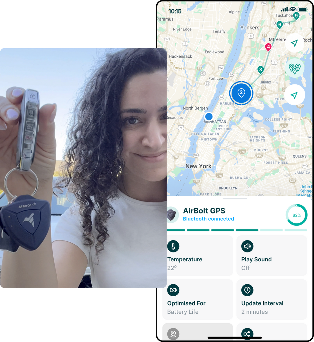AirBolt® GPS Gen 2 - Real-Time GPS Tracker with Up To 12-Month Battery Life