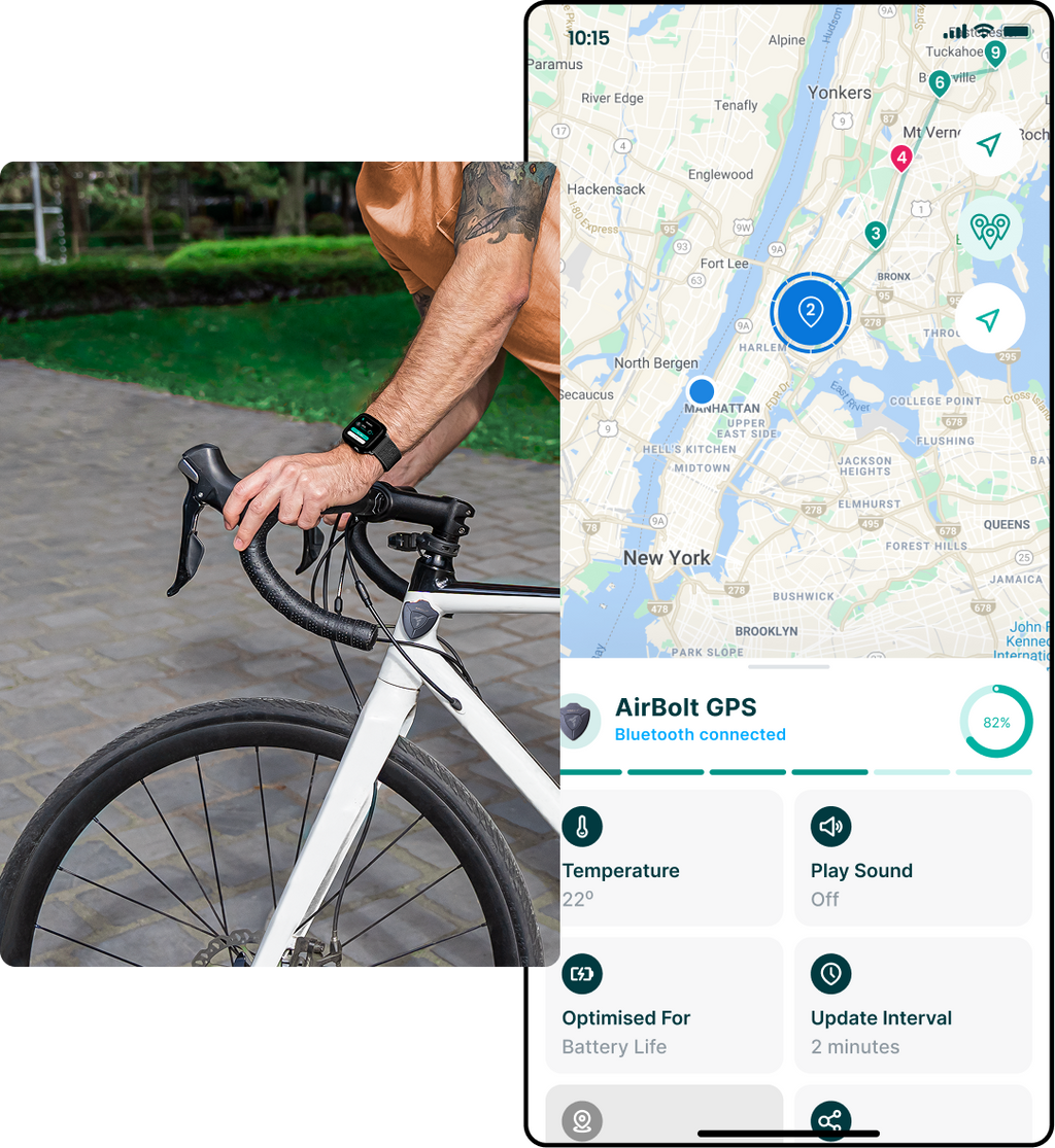 AirBolt® GPS For Bikes