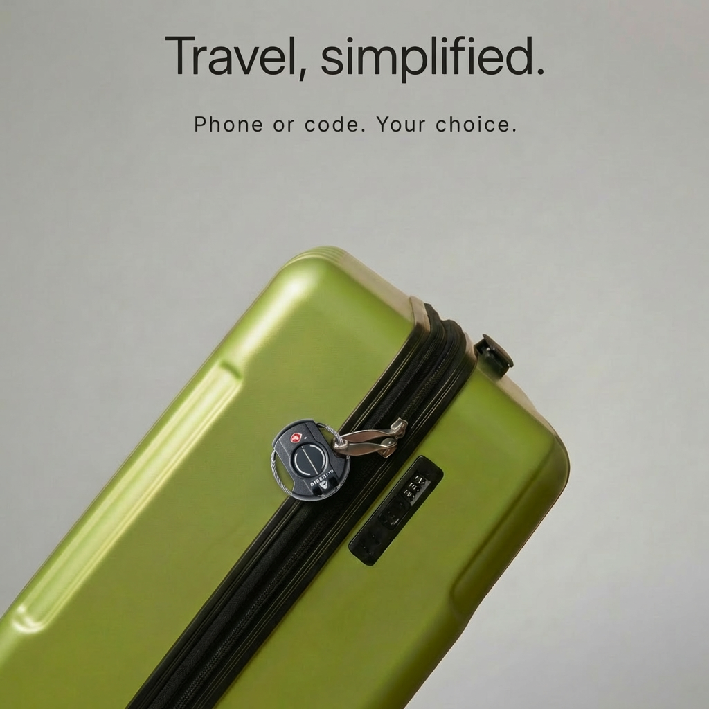 AirBolt® The Truly Smart Travel Lock (Gen 5)