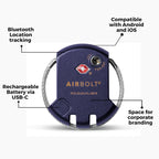 AirBolt® The Truly Smart Travel Lock (Gen 5)