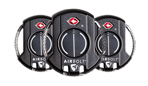 3 AirBolt Travel Sized Locks - Black - AirBolt