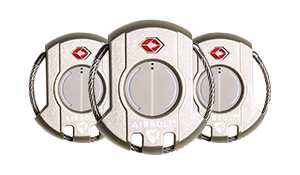 3 AirBolts Travel Sized Locks - Champagne - AirBolt